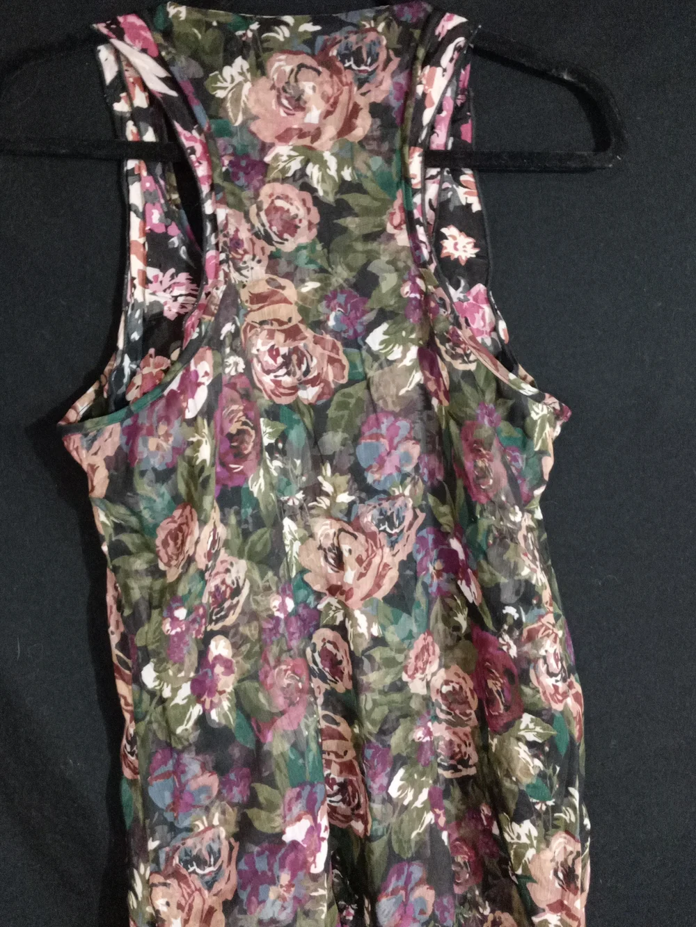 a.n.a Floral Tank Top in Green, Pink, Purple